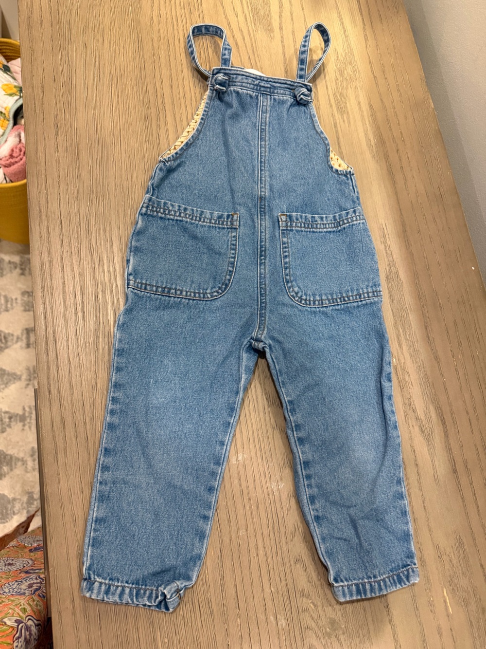 Zara Blue Denim Kids Overalls